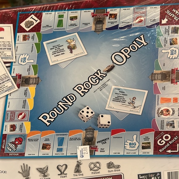 Brand new! Round Rock Opoly (monopoly) celebrating daffodil capital of Texas. - Picture 8 of 8